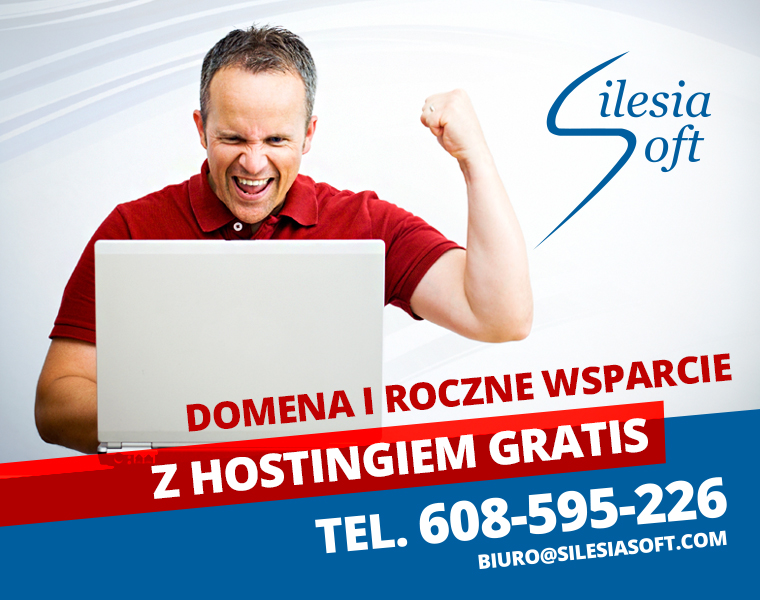 SilesiaSoft - Promocja 2014 - domena, hosting, wsparcie rok gratis